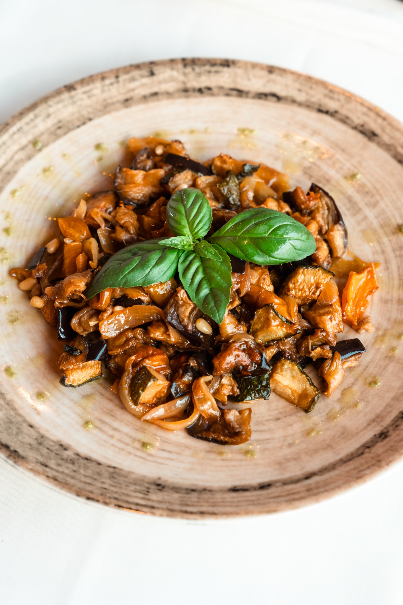Piatto di verdure siciliane